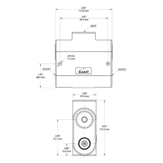 Alt view image 2 of 6 - Hydraulic Proportional Flow Divider Combiner Valve, 2-Way, 50:50, 16 GPM, 1/2 NPT