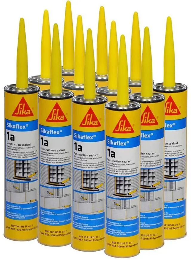 Main image of 1A Polyurethane Premium Grade High Performance Elastomeric Sealant, 10.3 fl oz Capacity, Capital Tan, 12 Tubes