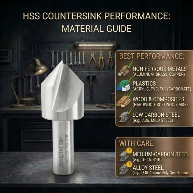 Alt view image 4 of 6 - 60 Degrees 9 Pc Single Flute H.S.S. Countersink Set, Ground, 0245-0021 | 60 Degrees 9 Pc Single Flute HSS Countersink Set, Angle: 60 Degree, Precision Ground