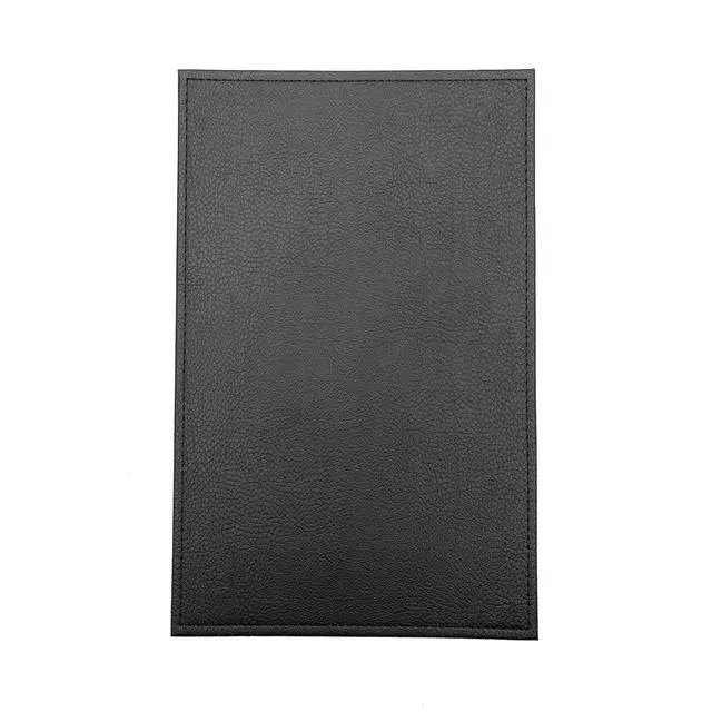 Alt view image 2 of 4 - Menu Holders Made of Premium Faux Leather - Single Panel (10-Pack) s Single Page (Black, 8.5" x 14")