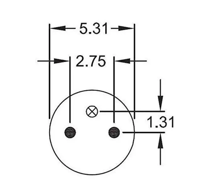 Alt view image 4 of 6 - 2 pack of Double Convoluted Air Spring Bag (Replaces Firestone 7659, W01-358-7659, Hendrickson 5079) (2 x TR7659)
