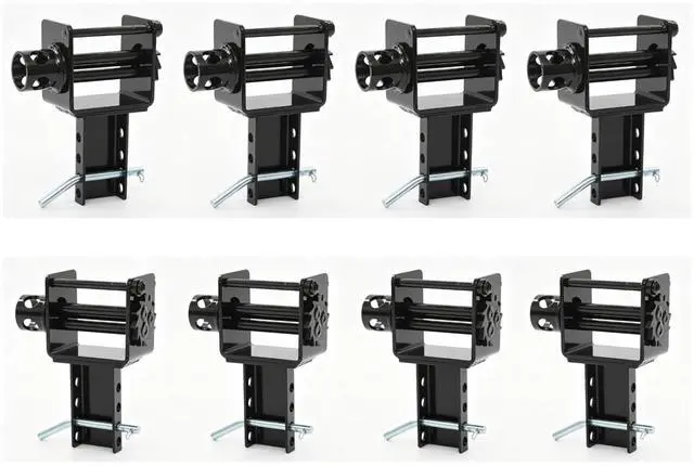 Main image of Trailer Stake Pocket Winch, 8Pcs Stake Pocket Ratchet Straps, Working Load Limit 5,400Lbs and Breaking Strength 16,200Lbs, for Trailer Transport Scenarios, Logistics, Freight, Other Industries
