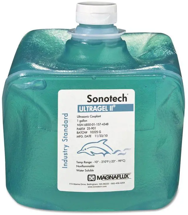 Main image of 25-901 Sonotech Ultragel II Ultrasonic NDT Couplant, 1 gal Bottle