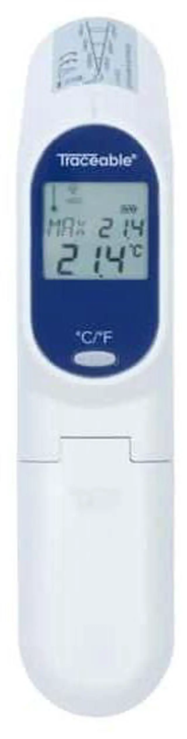 Main image of Calibrated Digital Infrared Thermometer, -70 to 932 Degrees Fahrenheit, 0.1 Resolution, Accuracy of 2 Degrees Celsius