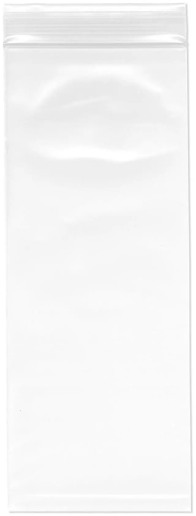 Main image of 4" x 10" (Case of 2,000), 4 Mil Heavy Duty Zipper Reclosable Plastic Bags