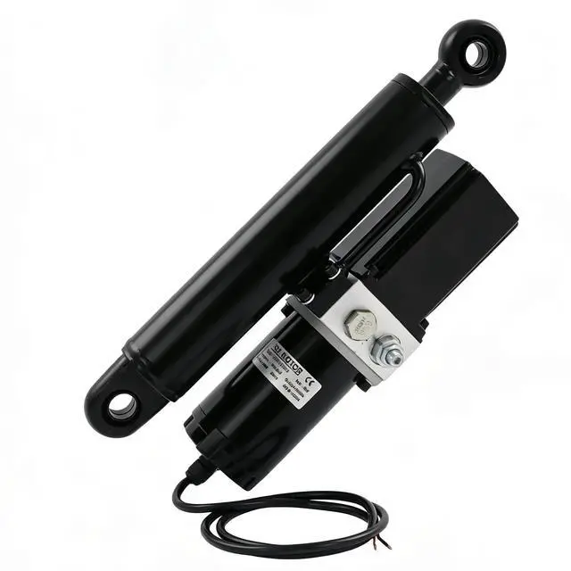 Main image of 12V 8" Heavy Duty Hydraulic Linear Actuator Electric Hydraulic Motor 4409Lbs Compatible with Dump Trailers, Lift Tables, Solar Tracking System, Wheelchair Lift, Tractors, Cleaning Vehicle