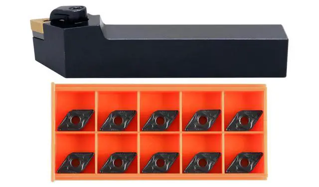 Alt view image 2 of 6 - Indexable Tool Holder, 3/4", LH, 2302-6016INS | 3/4" Shank x 4-1/2" OAL, with 10 DNMG332 Carbide Inserts, Left Hand