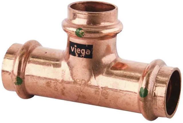 Main image of 77387 ProPress Zero Lead Copper Tee with 3/4-Inch P x P x P, 10-Pack