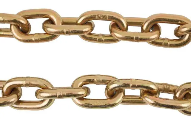 Alt view image 6 of 6 - (1 Pack) 3/8" x 20' Grade 70 Chain 3/8-1/2 Peerless QuikBinder Kit H5125-0658 Ratchet Load Binder WLL #12000