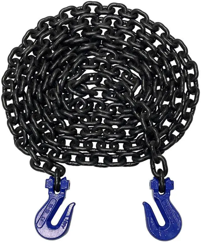Main image of 1/2" - Grade 100 Binder Chain - Grab Hooks - 10' Length