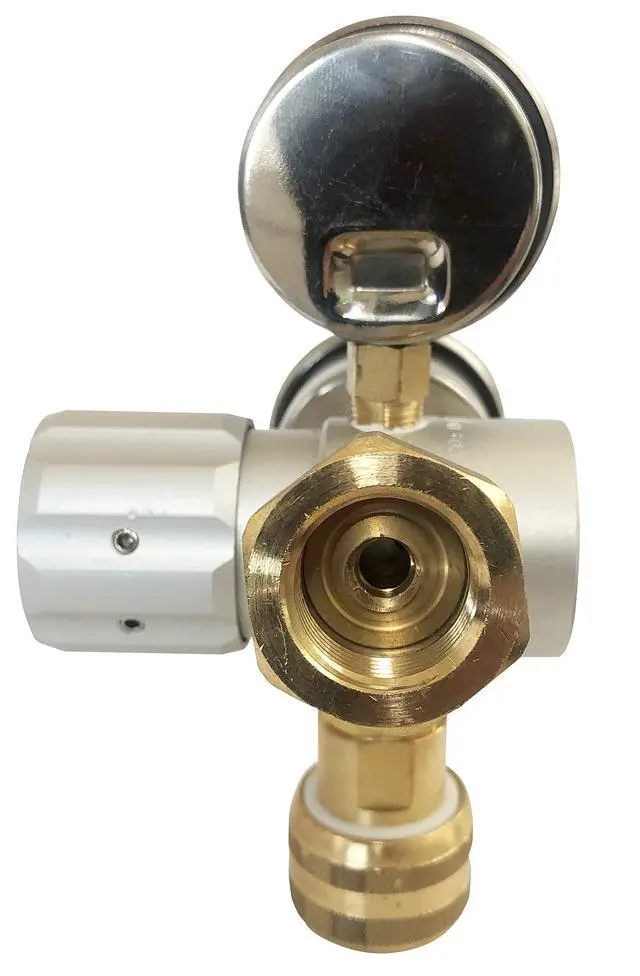 Alt view image 6 of 6 - Adjustable High Flow 0-250 PSI Carbon Dioxide CGA320 Co2 Regulator for Tires, HVAC, Plumbing or any HIGH FLOW Non-Freezing CO2 Application