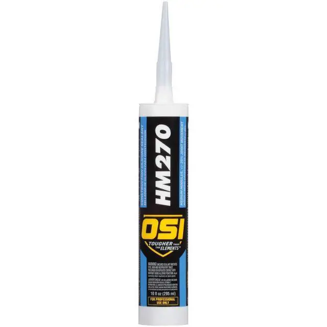 Alt view image 2 of 3 - HM270 Clear 000 Silicone Construction Sealant 10-Fluid Ounce Cartridge, Case of 12