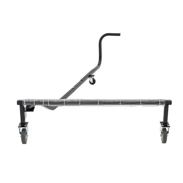 Alt view image 6 of 6 - Snowmobile Dolly, Heavy-Duty Powder-Coated Steel Lift with 1500 lb Capacity, Folding Design with Large Casters & Long Lever Handle for Moving and Storing Most Snowmobiles