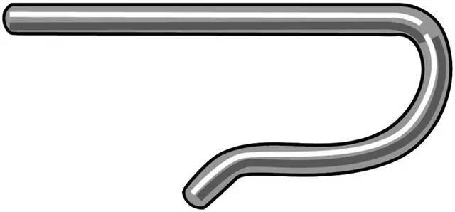 Main image of Stainless Steel R-Pins for West Coast Frame Tents, Heavy Duty Commercial Grade, 3.5 Inch Long, 1 Inch Hook Width, 3/16" Thick Locking Pins for Single and Double Tube Fittings, 100 Pack