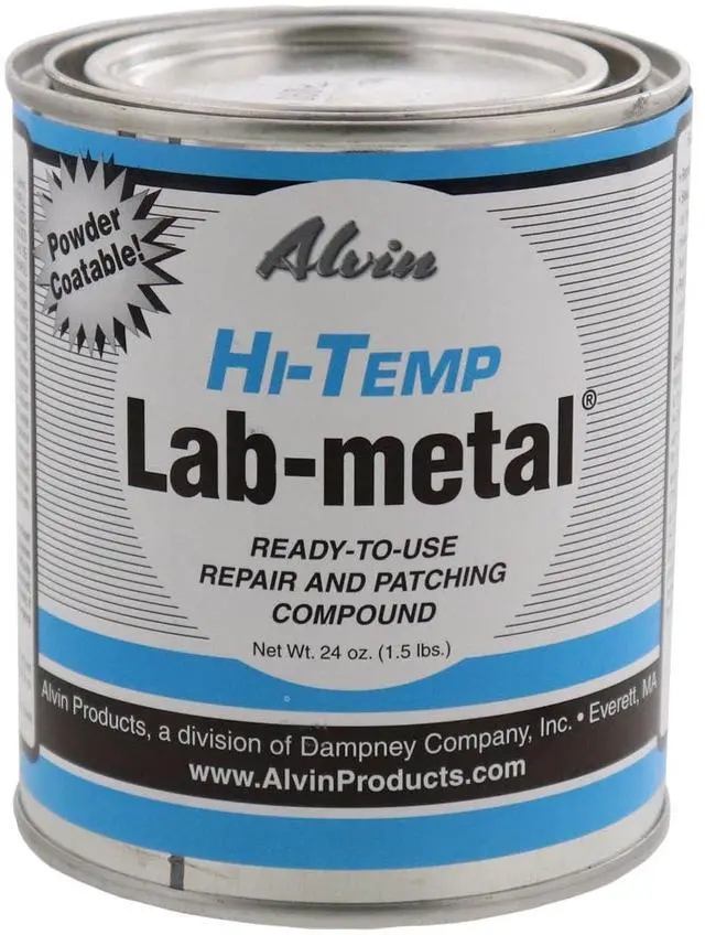 Main image of Alvin 24 oz Lab Metal Repair and Patching Compound Withstands Temps Up to 1000F