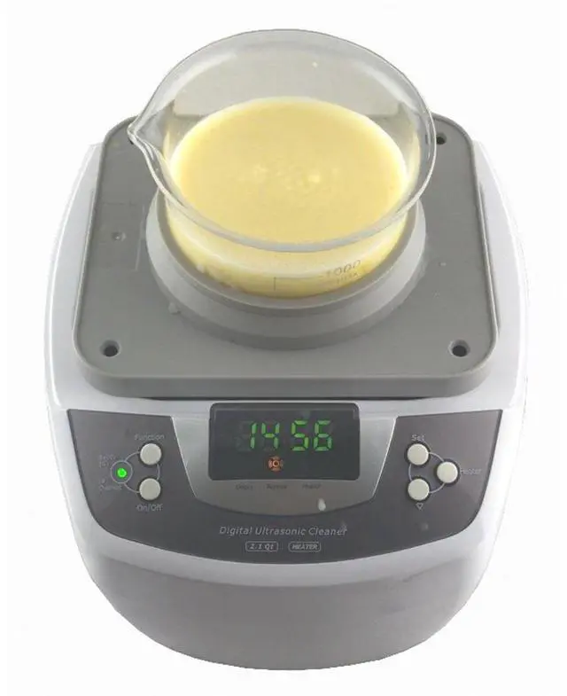 Main image of Ultrasonic Cleaner P4810, 2.1Qt/2 L, with 1000 ml Single Beaker Holder Set for DIY Liposomal Vitamin C