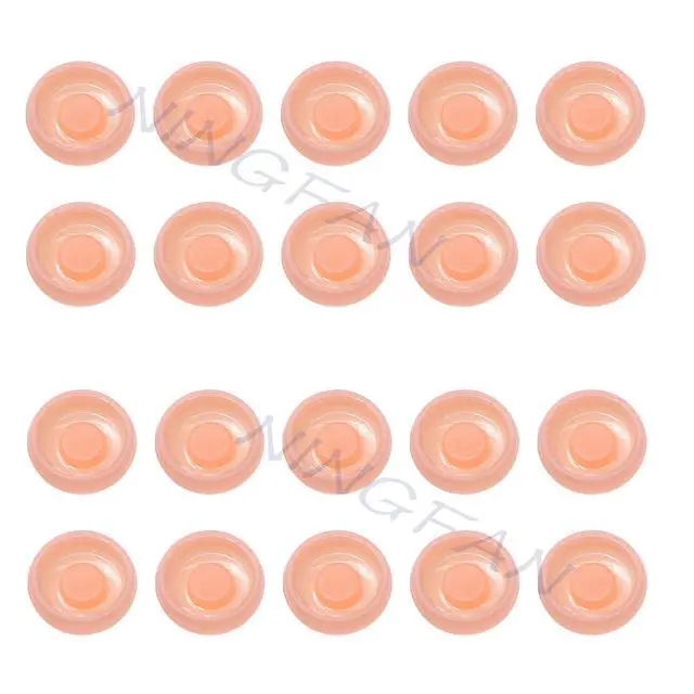 Alt view image 3 of 6 - Overdenture Retention Cap Locater Replacement Male Inserts Caps Standard Pink 2.4lbs Xtra-Light (20Pcs Overdenture Male Inserts Caps Pink 2.4lbs)