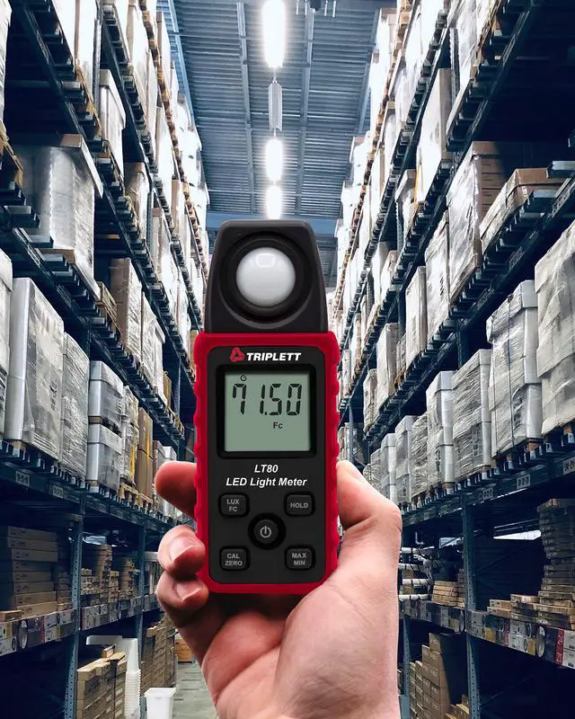 Alt view image 4 of 5 - LT80 LED Illuminance/Light Meter up to 400,000 Lux / 40,000 Fc