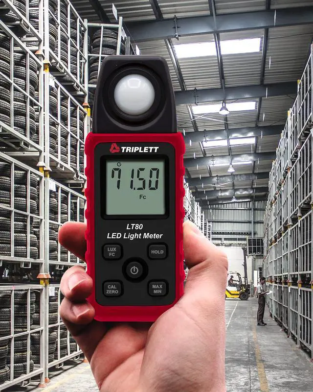 Alt view image 5 of 5 - LT80 LED Illuminance/Light Meter up to 400,000 Lux / 40,000 Fc