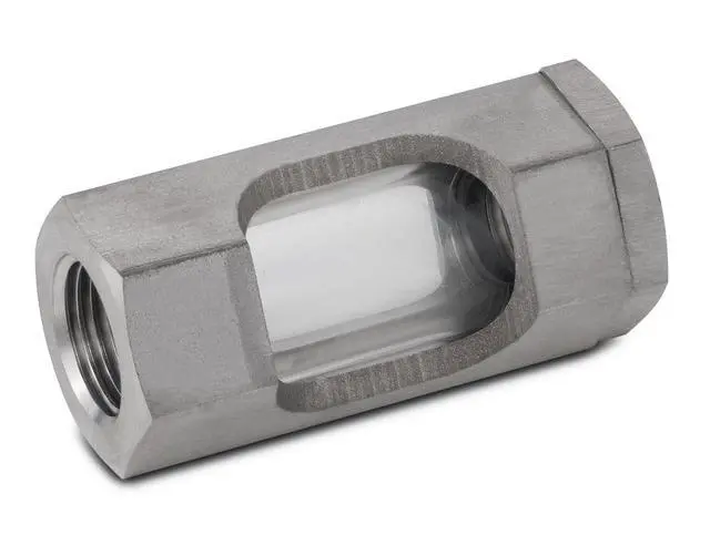 Alt view image 4 of 6 - BVV Female NPT Stainless Steel Sight Glass-1"