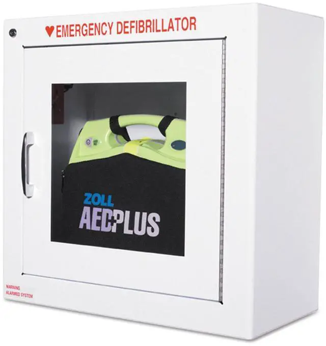 Main image of Zoll AED Plus, Wall Cabinet, 9"W, White