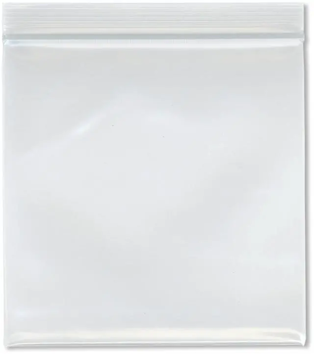 Main image of 6" x 6" (Pack of 500), 8 Mil Extra Thick Heavy Duty Zipper Reclosable Plastic Bags
