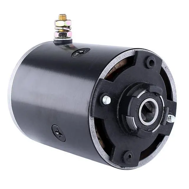 Alt view image 5 of 6 - Hydraulic Pump Motor Compatible with 2015-2017 MTE Hydraulics Rv Motorhome Leveling Fire Engine Cab Tilt 12V CCW Slotted Shaft 39200428F Amf4633 W-3528 359303 MTE Pump Models