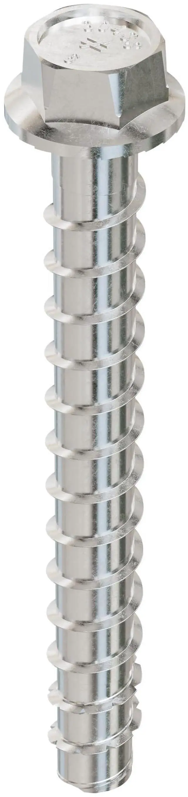 Alt view image 4 of 6 - Simpson Strong Tie THDB62600H4SS - 5/8-Inch x 6-Inch Hex Washer Head, Type 304 Stainless Steel Titen HD Heavy Duty Screw Anchor for Concrete, Easy Installation (Pack of 10)