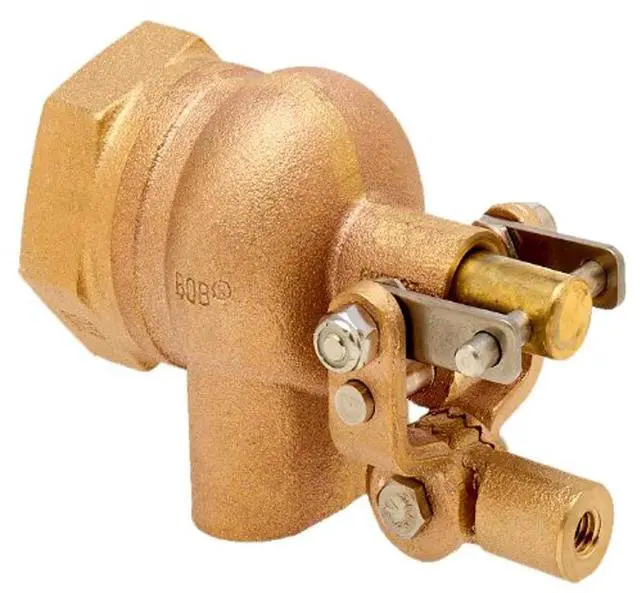 Main image of R605T-1-1/2 R605T High Turbo Series Bob Red Brass Float Valve, 1-1/2" NPT Female Inlet x Free Flow Outlet, 180 gpm at 85 psi Pressure