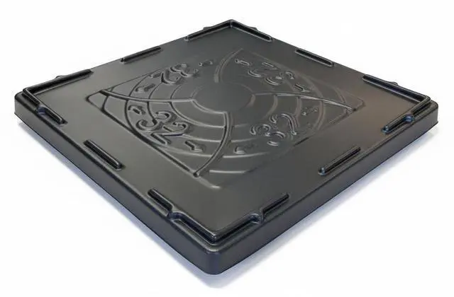 Main image of Hudson Exchange 32 x 30 x 2" Collapsible Bulk Container Lid, Black