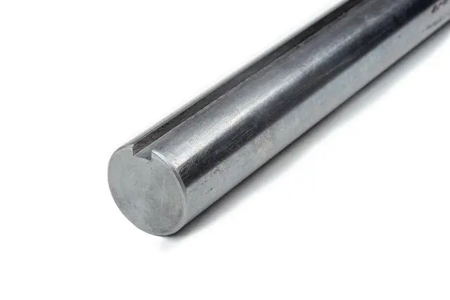 Alt view image 2 of 3 - Round Keyed Shaft 1 Dia x 6 ft. Length with 1/4 Keyway Cold-Rolled 1018 Steel Precision Shaft for Power Transmission Applications Part Number 136713 | Cold-Rolled 1018 Steel