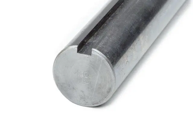 Alt view image 3 of 3 - Round Keyed Shaft 1 Dia x 6 ft. Length with 1/4 Keyway Cold-Rolled 1018 Steel Precision Shaft for Power Transmission Applications Part Number 136713 | Cold-Rolled 1018 Steel