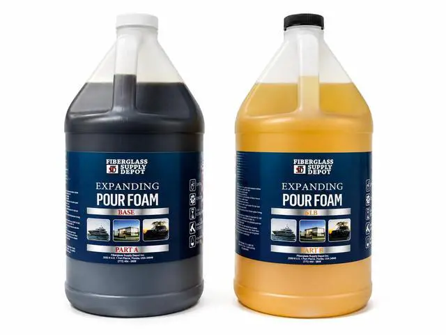 Main image of 6 Lb. Density Expanding Pour Foam, 2 Part Polyurethane Closed Cell Liquid Foam for Boats, Dock Flotation, Carving, Soundproofing, Filling Voids, and Insulation (2 Gallon Kit)