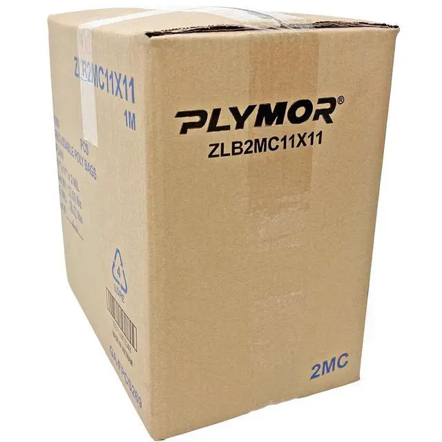 Alt view image 4 of 4 - 11" x 11" (Case of 1,000), 2 Mil Zipper Reclosable Plastic Bags