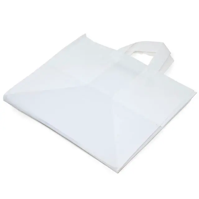 Alt view image 3 of 5 - SLNLWTTD Half Tray Bag with Soft Loop Handle, 12" Length x 14" Width (Case of 200)
