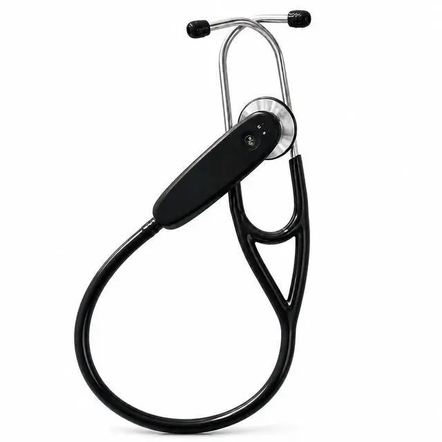 Main image of Niroga 470 Digital Stethoscope, 40x Audio Amplification, Heart Rate Monitor, Heart and Lung Sounds (Black)