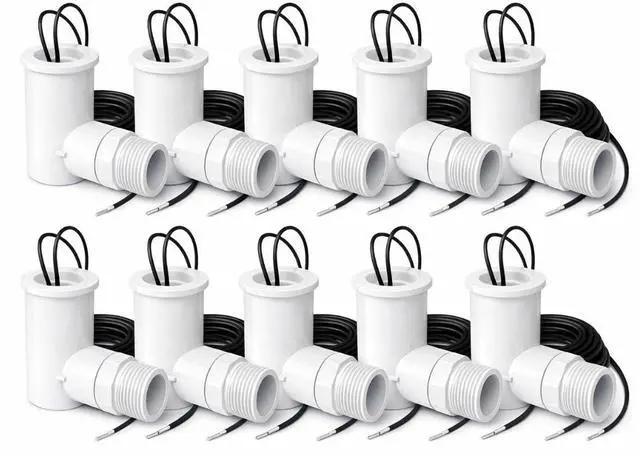 Main image of SS2 AC Float Switch HVAC Safety Switch Upgraded Heavy Duty 3/4 PVC, Normally Closed, AC Condensate Drain Overflow Protection Contractor Approved 10 Pack