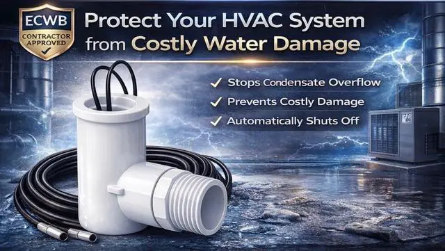 Alt view image 5 of 6 - SS2 AC Float Switch HVAC Safety Switch Upgraded Heavy Duty 3/4 PVC, Normally Closed, AC Condensate Drain Overflow Protection Contractor Approved 10 Pack