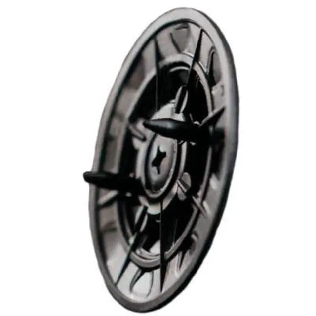 Alt view image 3 of 3 - TruFast 2" Ci Prong Washer (1000 EA) Black Plastic Rigid Continuous Insulation Fastening Solution