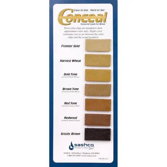 Alt view image 4 of 4 - Conceal Textured Wood Caulking, 10.5 Ounce Tube, Red Tone (Pack of 12),46010
