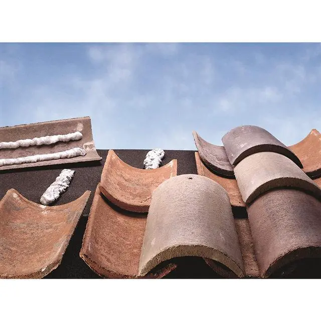 Alt view image 6 of 6 - Tile Bond Roof Tile Adhesive 28oz with Reusable Straw and Gloves, Moisture Cured, Polyurethane, One Component, Minimal Expanding Foam Adhesive for Clay and Roof Tiles (Pack of 3)