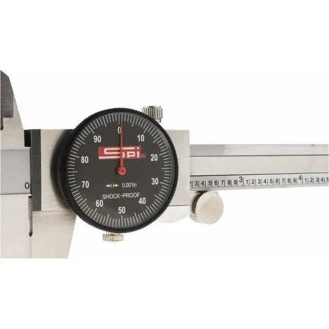 Alt view image 3 of 4 - 17-974-7 Calibrated Dial Caliper: Black Dial, 0" to 8" Range, Accurate to 0.0015"