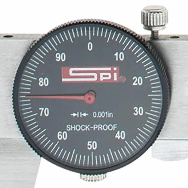 Alt view image 4 of 4 - 17-974-7 Calibrated Dial Caliper: Black Dial, 0" to 8" Range, Accurate to 0.0015"