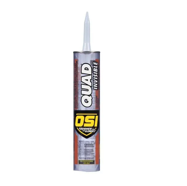 Alt view image 2 of 5 - OSI Quad Advanced Formula 10 fl. oz. Clear #000 Window Door and Siding Sealant VOC, (12/cs)