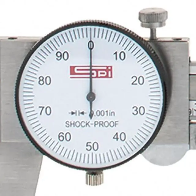 Alt view image 4 of 4 - 17-975-4 Calibrated Dial Caliper: White Dial,0-12 inch Range, 0.0015" Accuracy