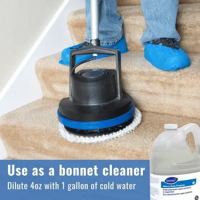Alt view image 6 of 6 - 904266 Heavy Duty Prespray to Clean Heavily Soiled Carpets & Remove Stains, Floral Fruity Scent, Concentrate, 1-Gallon (Pack of 4)