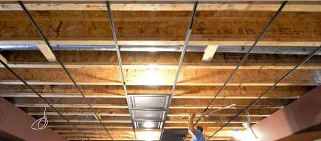 Alt view image 3 of 5 - Direct-Mount Ceiling Grid Kit (170sqft, Black)