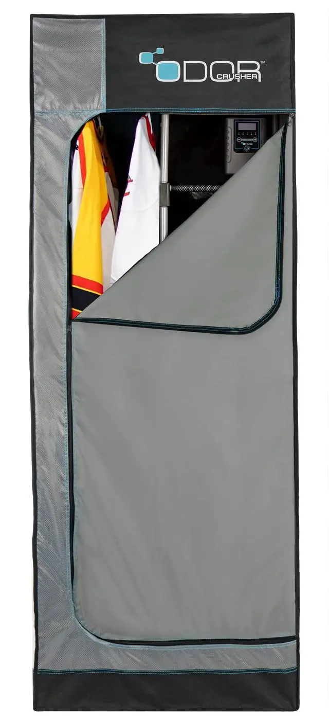 Main image of Closet Clean Ozone Odor Eliminator, Full-Size Pop-up Closet, Deodorize Hanging Clothes & Bulky Pads/Helmets/Gear Using Ozone Technology, Zip-Around Closure, Easy Loading, Multiple Cycles