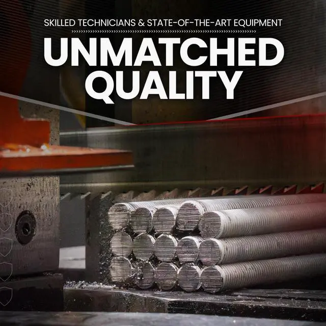 Alt view image 4 of 6 - Conquest Type 304 Stainless Steel Threaded Rod 3/4"-10 x 36 Inches (4-Pack) - Coarse Threaded All-Thread Rods for Industrial and Outdoor Use