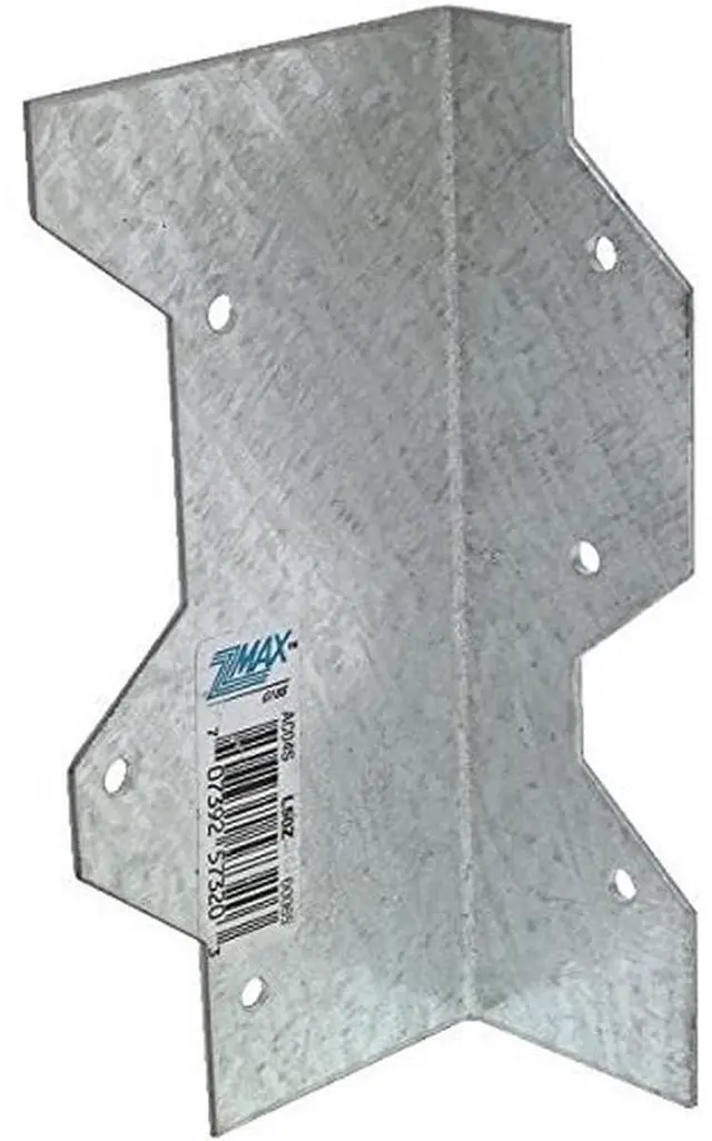 Main image of L90Z 9 in. 16-Gauge ZMAX Galvanized Reinforcing L Angle (Pack of 50)